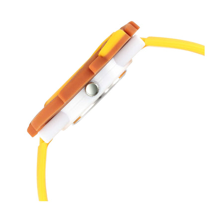 Zoop Analog Lion Watch with Yellow Dial & Yellow Strap for Boys Girls Kids, from House of Titan