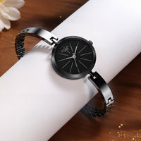Titan Raga Viva Quartz Analog Black Dial Grey Metal Strap Watch for Women