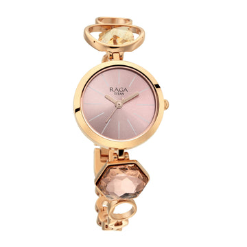 Raga Women's Grace Watch: Mother of Pearl Dial & Ornate Bracelet