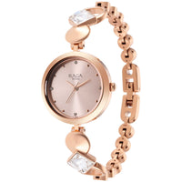 Titan Raga Love All Pink Dial Analog Metal Strap Watch for Women