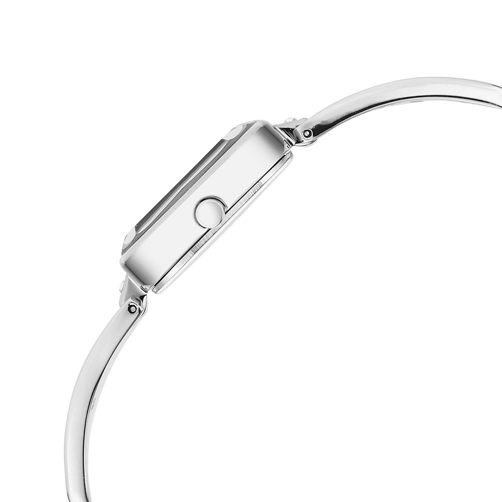 Titan Raga Silver Square Dial Metal Strap Analog with Date Watch for Women