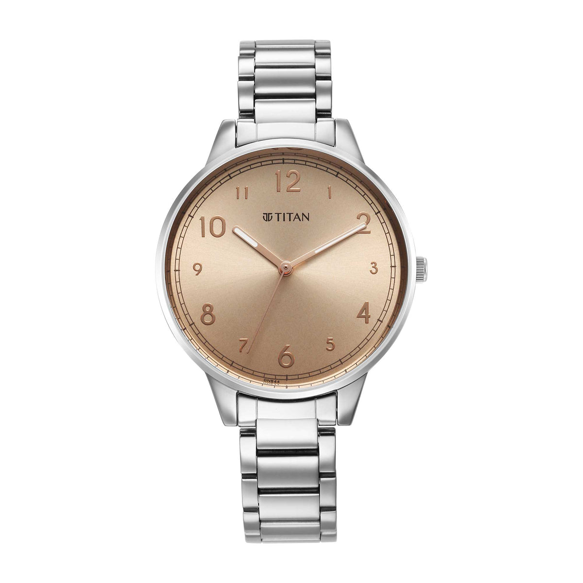 Titan Quartz Analog Rose Gold Dial Watch for Women