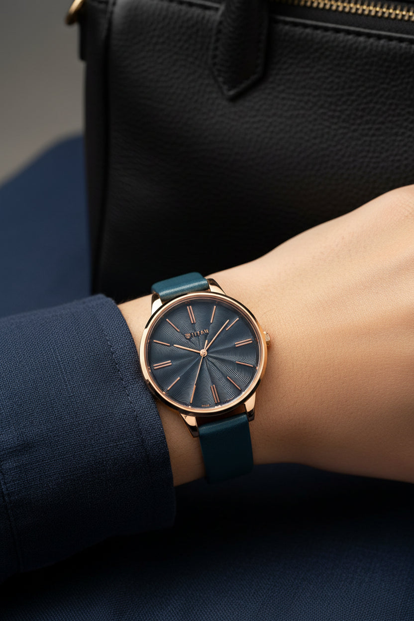 Blue dial watches for women 