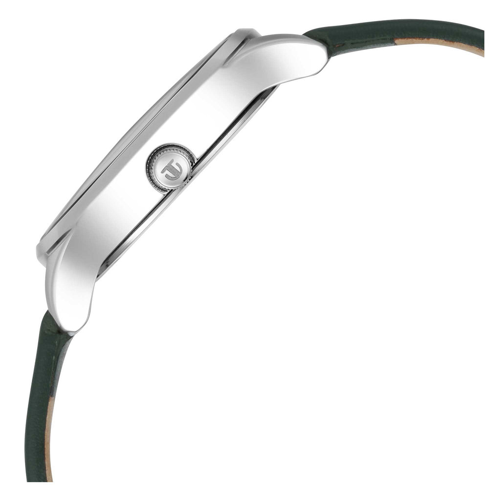 Titan Workwear Silver Dial Women Watch With Leather Strap