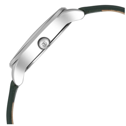 Titan Workwear Silver Dial Women Watch With Leather Strap