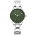 Titan Wander Green Dial Analog Stainless Steel Strap Watch for Women