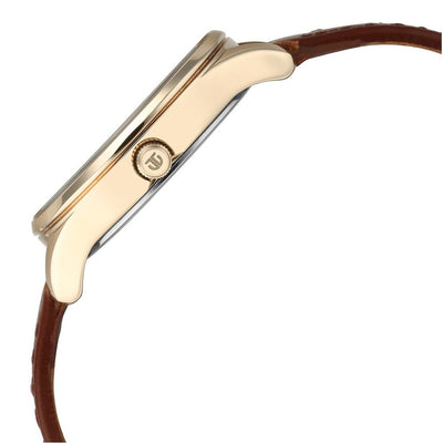 Titan Yin & Yang Red Dial Analog Leather Strap Watch for Women