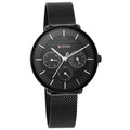 Titan Women's Svelte Green: Multi-Function Watch with Metal Strap