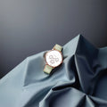 Titan Neo Quartz Multifunction White Dial Leather Strap Watch for Women