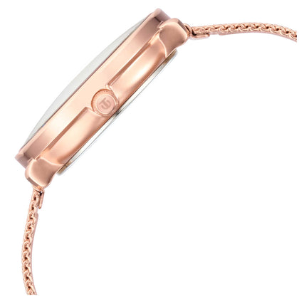 Titan Womens's Svelte Silver: Multi-Function Watch Metal Strap