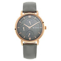 Titan Grey Dial Leather Strap Multifunction Watch for Women