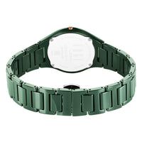 Titan Edge Green Dial Ceramic Strap Analog Watch for Women