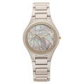Titan Edge Beige Dial Ceramic Strap Analog Watch For Women
