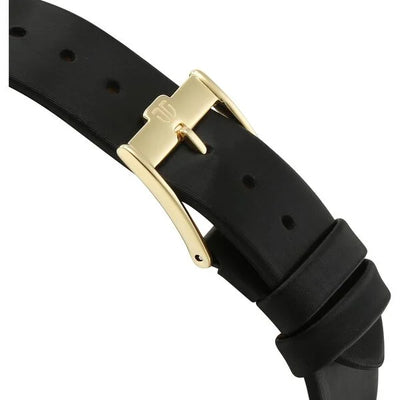 Titan Edge Black Dial Leather Strap Analog Watch for Women