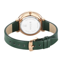Titan Green Dial Leather Strap Analog Watch for Women