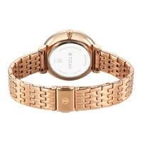 Titan Marhaba Silverwhite Dial Women Watch With Stainless Steel Strap