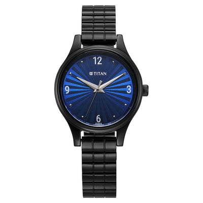 Blue dial watch for women 