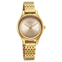 ladies watch gold color
