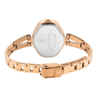 Titan Karishma Blue Dial Metal Strap Watch for Women