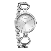 Titan Raga Silver Dial Metal Strap Analog Watch for Women