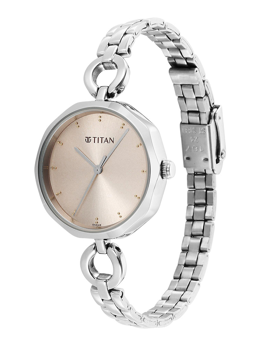 Titan Karishma Silver Dial Watch for Women