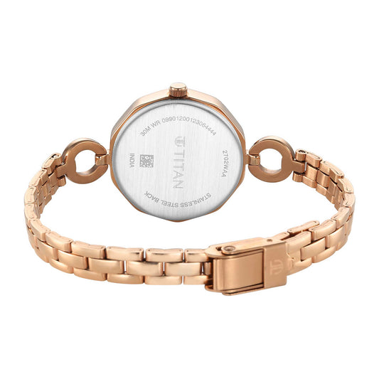 Titan Karishma White Dial Watch for Women 2702WM01