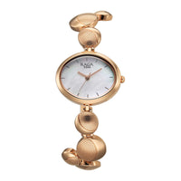 Titan Raga Power Pearls Quartz Analog Mother Of Pearl Dial Metal Strap Watch for Women