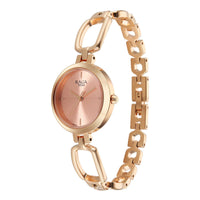 Titan Raga Rose Gold Dial Metal Strap Analog Watch for Women