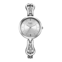 Titan Raga Silver Dial Metal Strap Analog Watch for Women