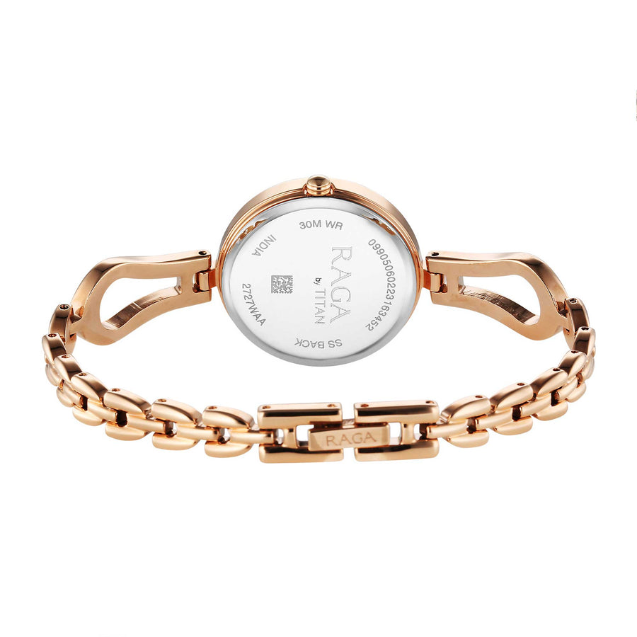 Titan Raga Rose Gold Dial Watch for Women