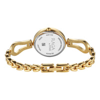 Titan Raga Champagne Dial Gold Metal Strap Analog Watch for Women