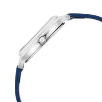 Titan White Square Dial Green Leather Strap Analog Quartz Watch for Women