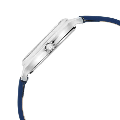 Titan White Square Dial Green Leather Strap Analog Quartz Watch for Women