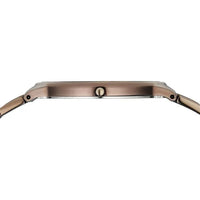 Titan Edge Brown Dial Stainless Steel Strap Analog Watch for Women