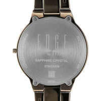 Titan Edge Brown Dial Stainless Steel Strap Analog Watch for Women
