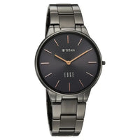 Titan Edge Grey Dial Stainless Steel Strap Analog Watch for Women