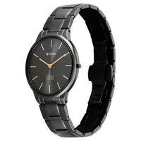 Titan Edge Grey Dial Stainless Steel Strap Analog Watch for Women