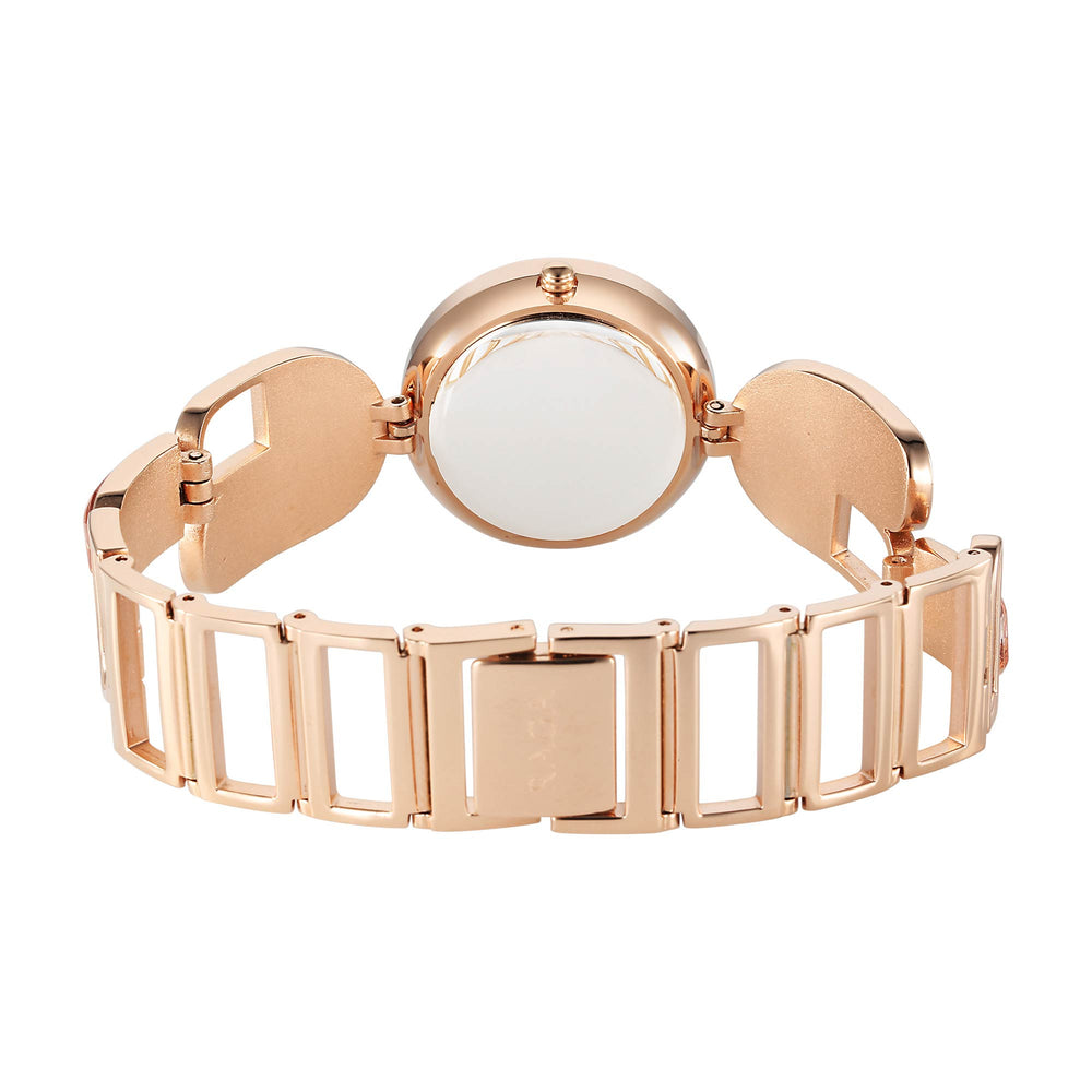 Titan Raga Rose Gold Dial Metal Strap Analog Watch For Women
