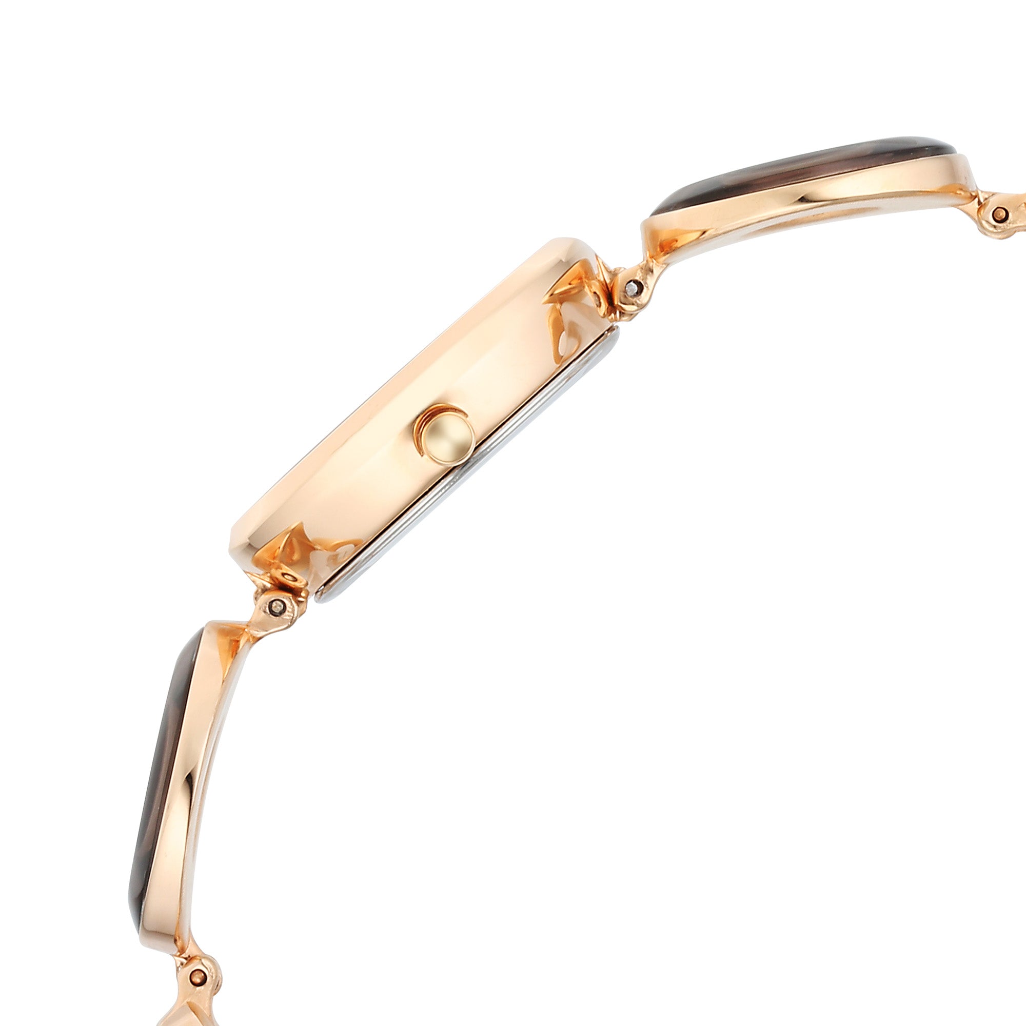 Titan Raga Purple Dial Rose Gold Metal Strap Analog Watch For Women