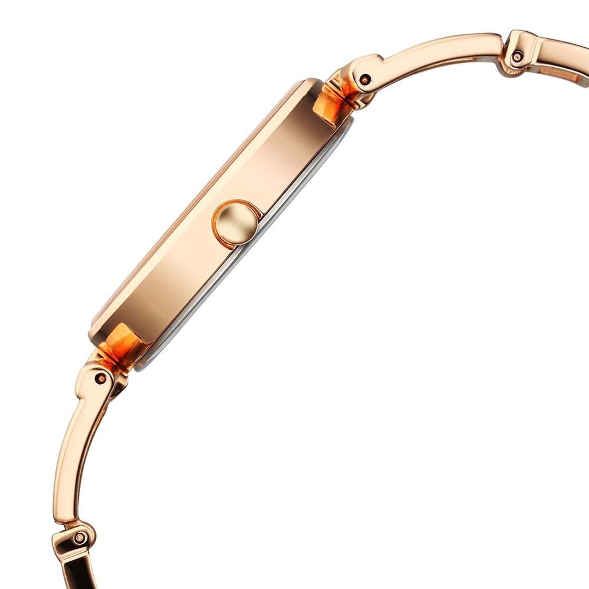 Titan Raga Rose Gold Dial Metal Strap Analog Watch for Women