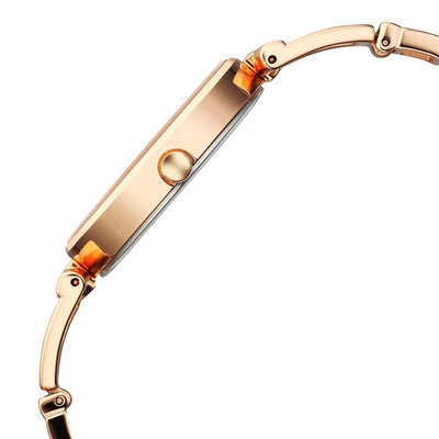 Titan Raga Rose Gold Dial Metal Strap Analog Watch for Women