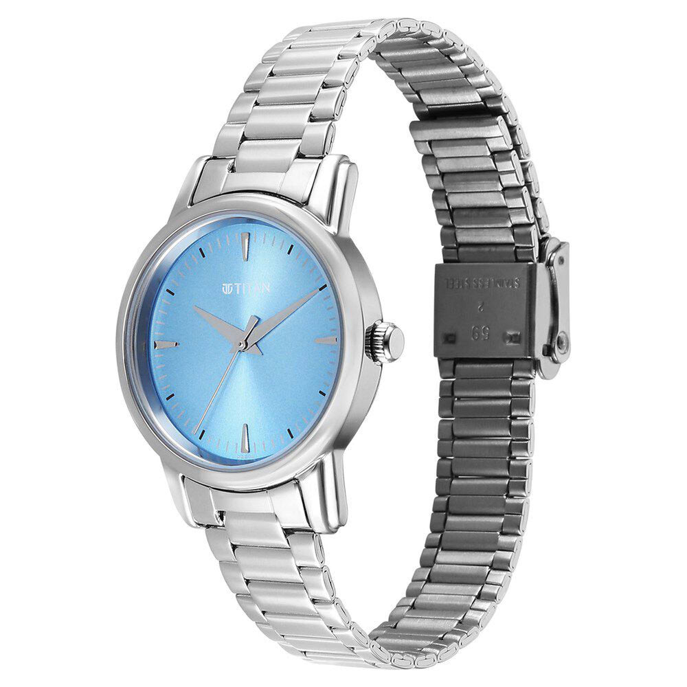 stainless steel wrist watch for ladies 
