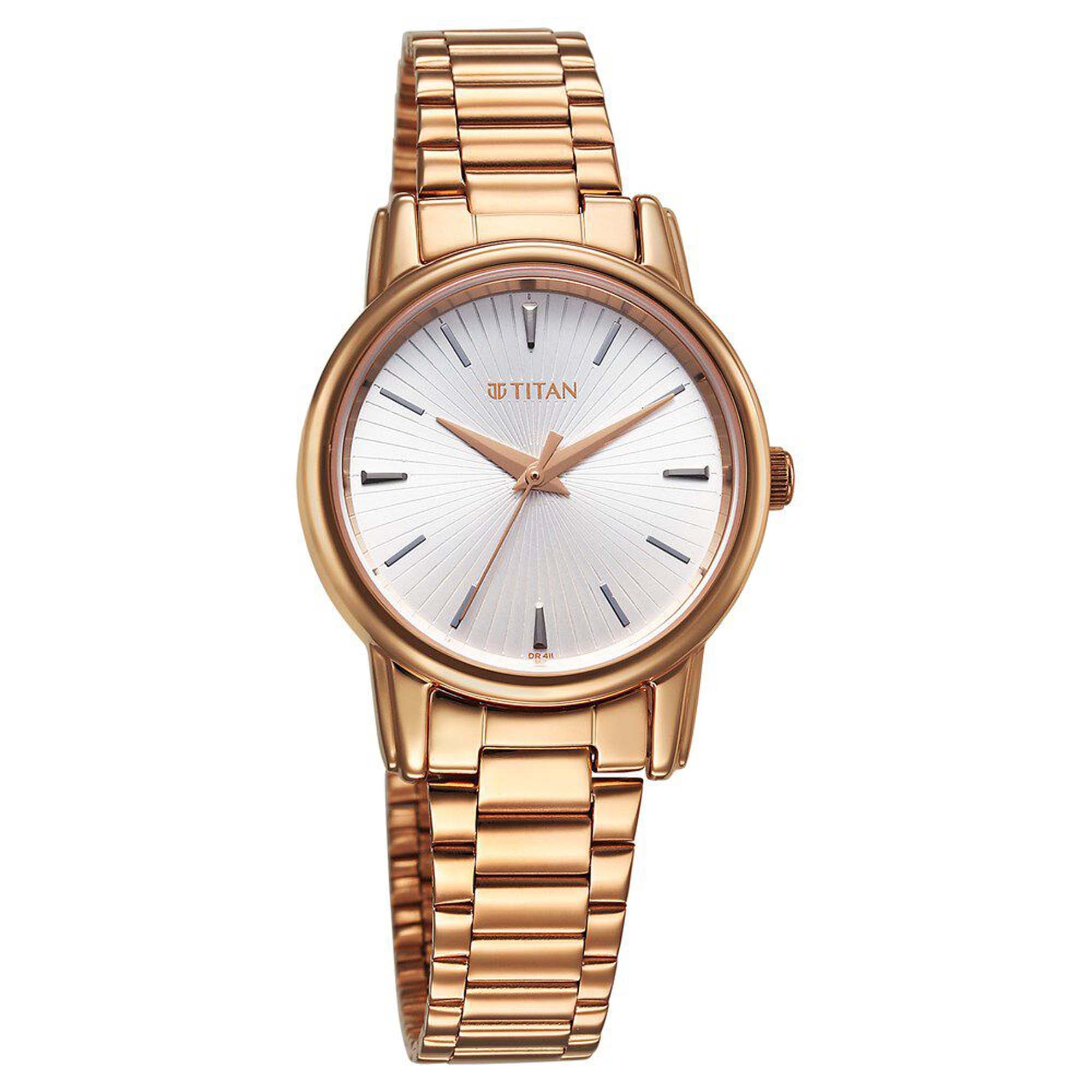 rose gold wrist watch for women
