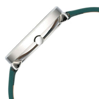Titan Green Dial Leather Strap Analog with Day and Date Watch for Women