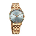 Titan Purple Sports Fashion Stainless Steel Rose Gold Round