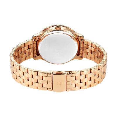 Titan Purple Sports Fashion Stainless Steel Rose Gold Round