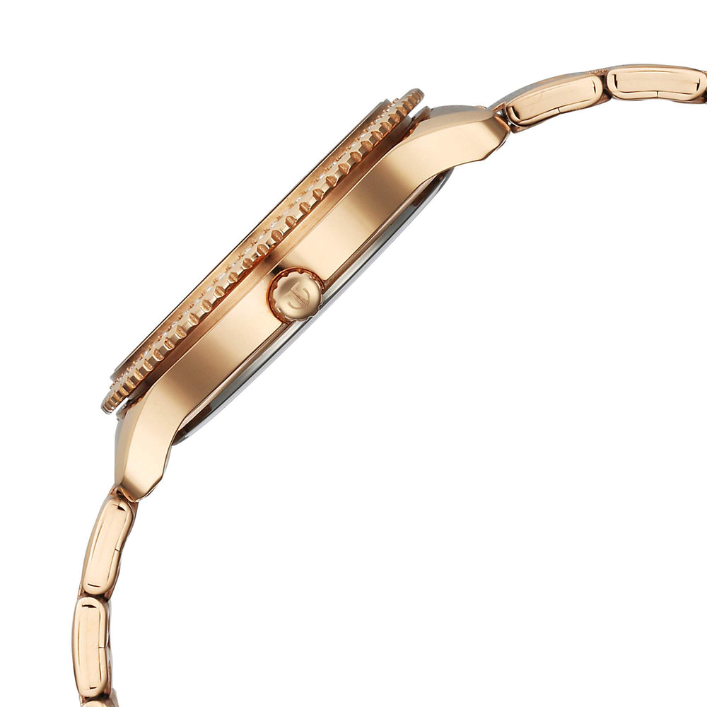 Titan Fashion Green Dial Rose Gold Stainless Steel Strap Analog Watch For Women