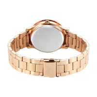 Titan Fashion Green Dial Rose Gold Stainless Steel Strap Analog Watch For Women