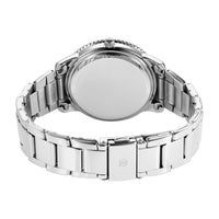 Titan Fashion Blue Dial Silver Stainless Steel Strap Analog with Date Watch For Women