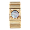 Titan Raga White Mother of Pearl Rectangle Dial Rose Gold Metal Analog Watch for Women 2770WM01